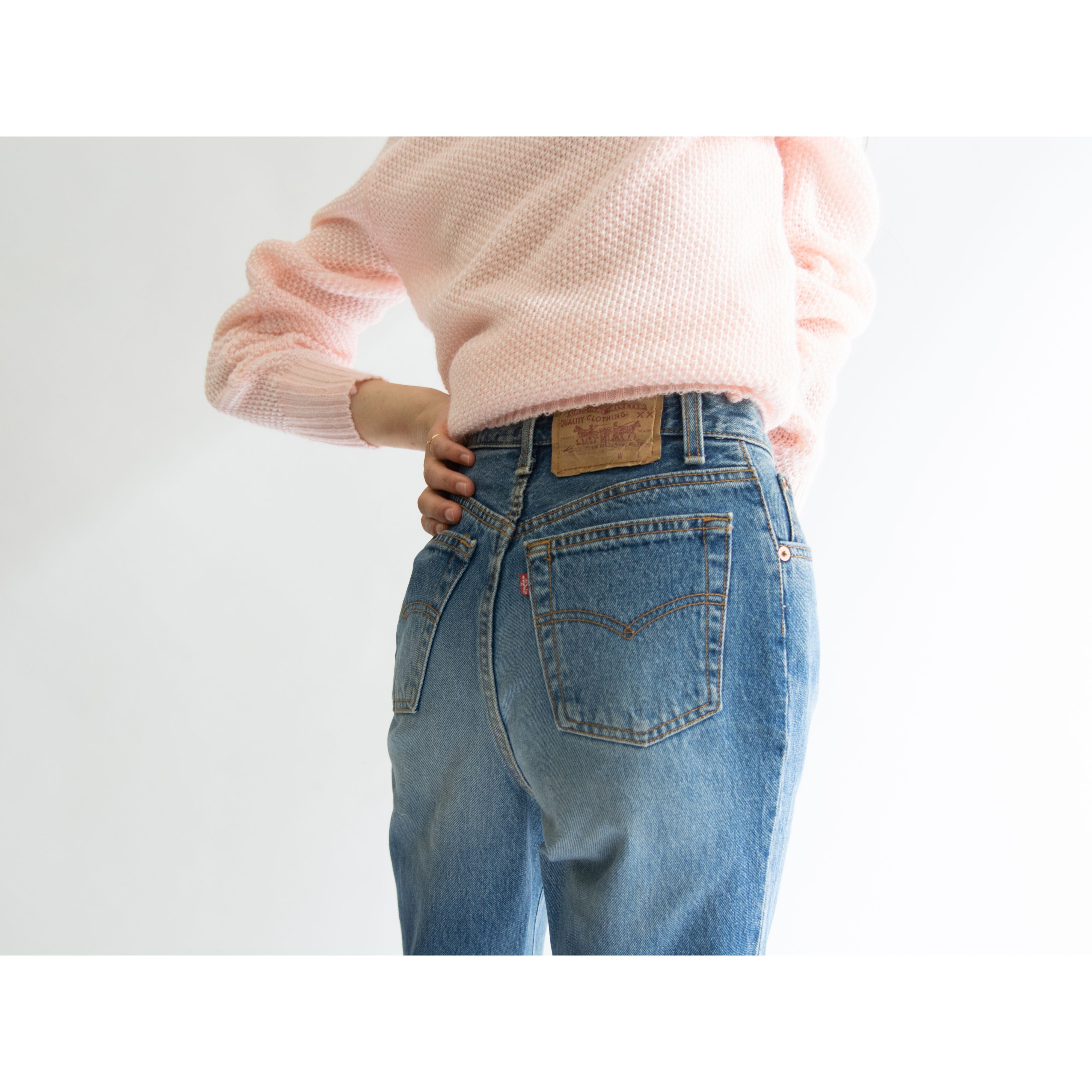 LEVI'S 901 FOR WOMEN】Made in U.S.A. tapered denim pants W28 L32（リーバイス  アメリカ製テーパードデニムパンツ ジーンズ）12a | MASCOT/E