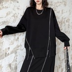 Zippered slit tops and underwear(ME044)