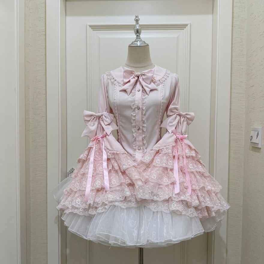 クラロリ 姫袖ブラウス フリル×リボン 上品クラシカル｜WithU