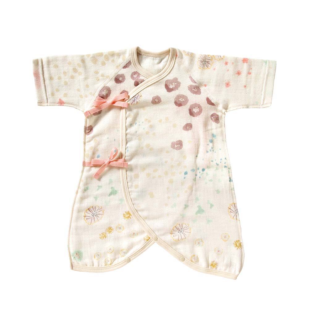 NAOMI ITO(ナオミイトウ) わたガーゼ / コンビ肌着 / アメザイク / 50-60cm