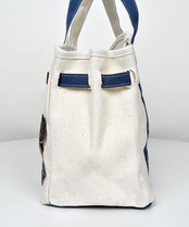 -数量限定-【直営限定ITEM】TYPE-B バイカラーワッペンターンロックハンドバッグ　CQ-49510H
