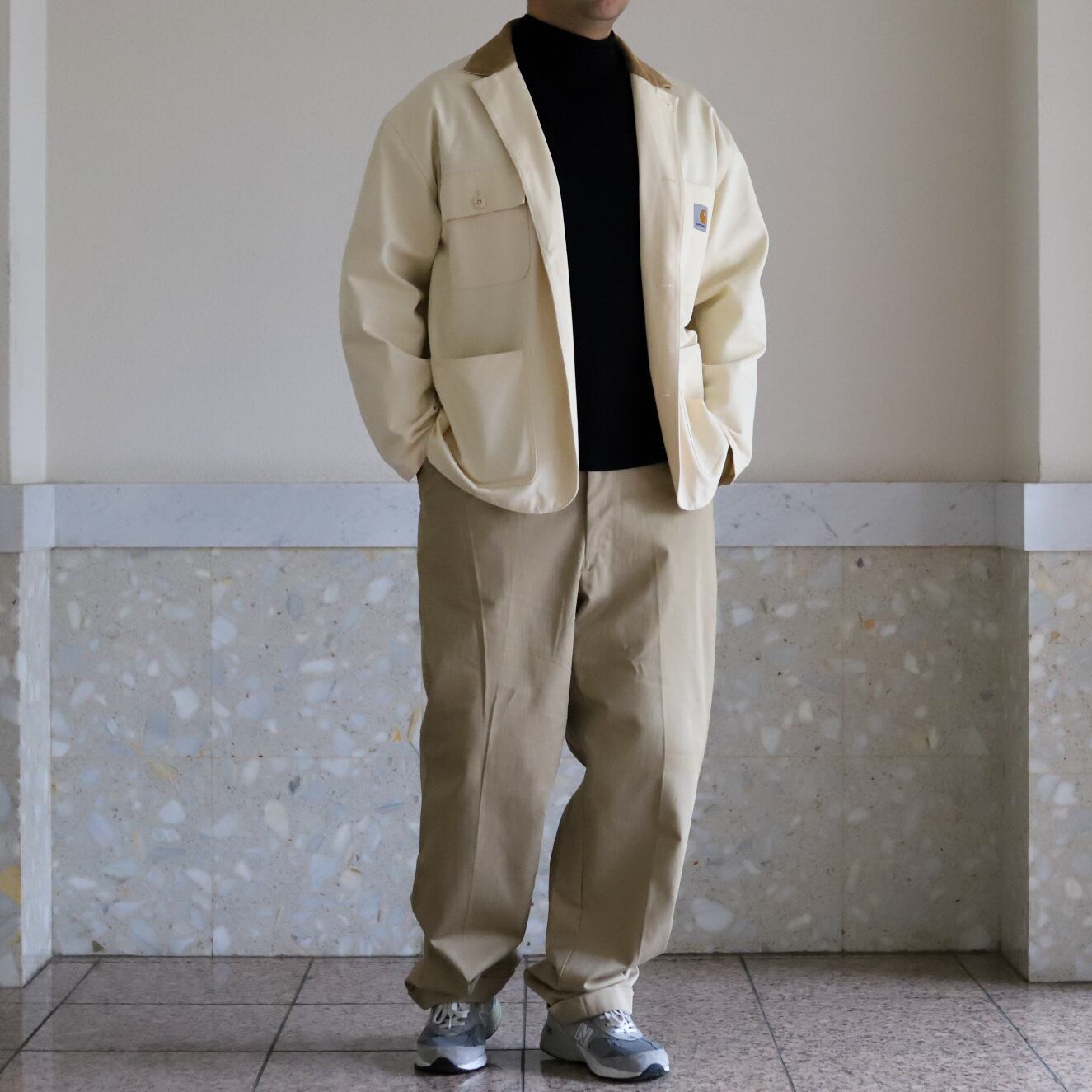 未使用】50s special vintage work chino pants trousers beige Made