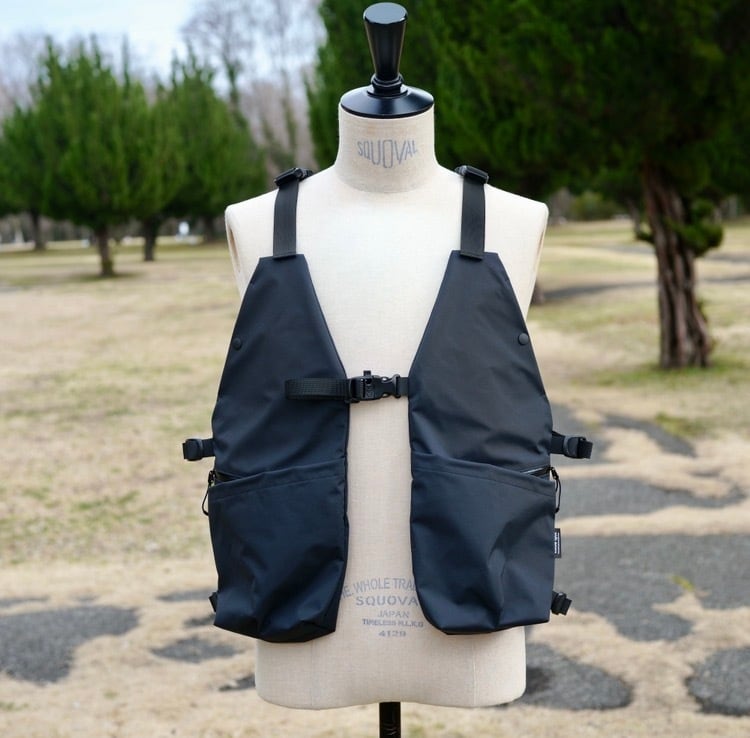 Best in Vest / highcount nylon 3layer fabric / black