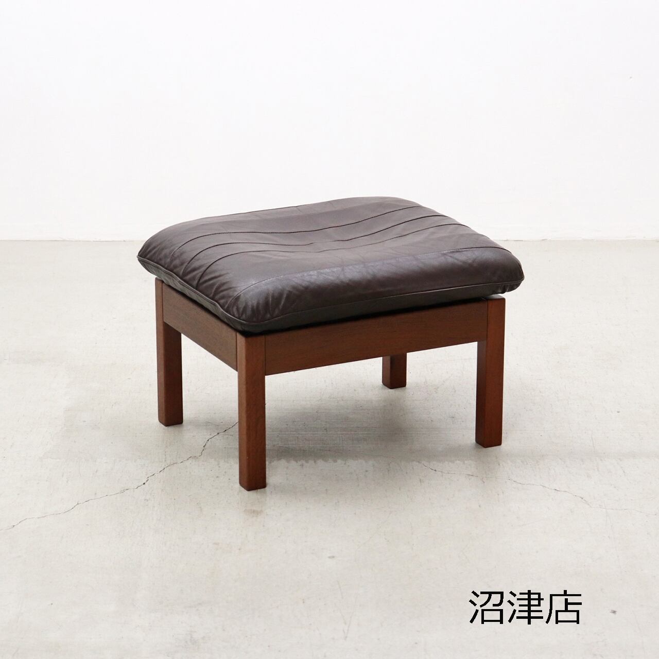 ヴィンテージ マルニ 本革 聴け レマン オットマン スツール 椅子 レザー