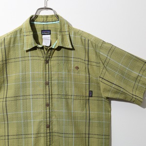 美品 M 08年 Puckerware Shirt Patagonia パッカーウェアシャツ パタゴニア  シアサッカー