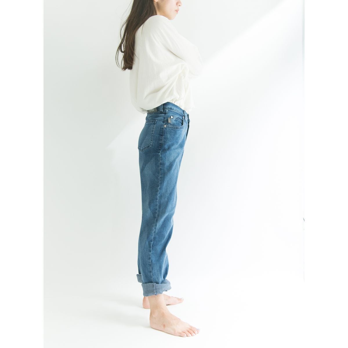JEANS Les Copains】 Made in Italy straight jeans（レ・コパン ストレッチジーンズ デニム）8e |  MASCOT/E