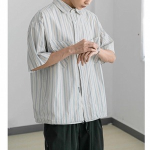 Multi stripe double pocket shirt 1348