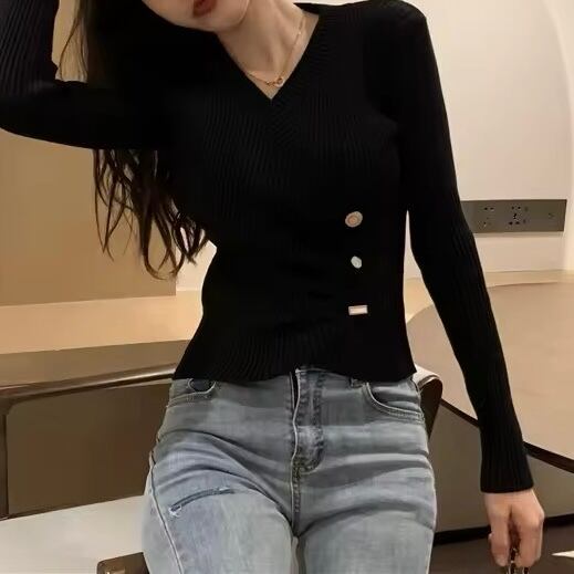 ウエストボタントップス