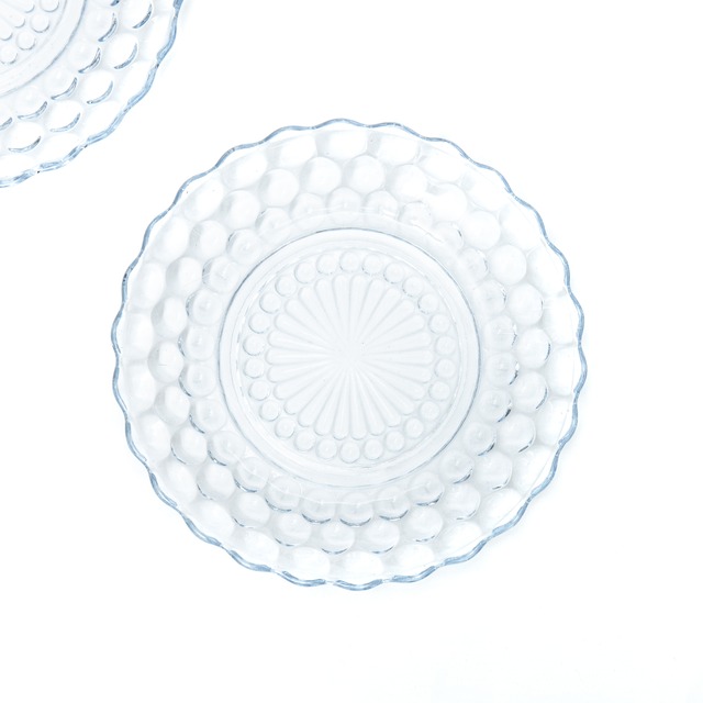 Glass dish plate - size S (2P)