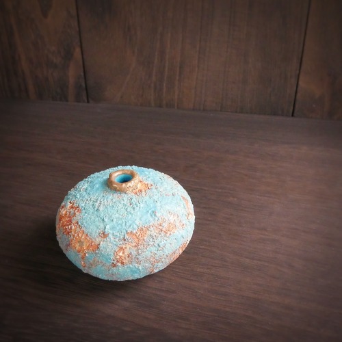 弥生小壺 no.21 wild turquoise
