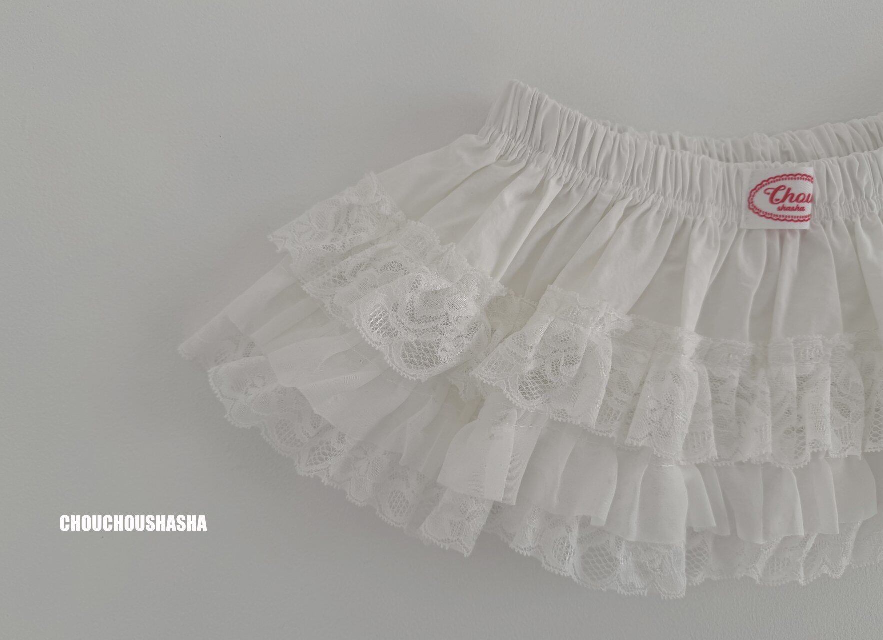 【即納】<chouchoushasha> Lace layered skirt