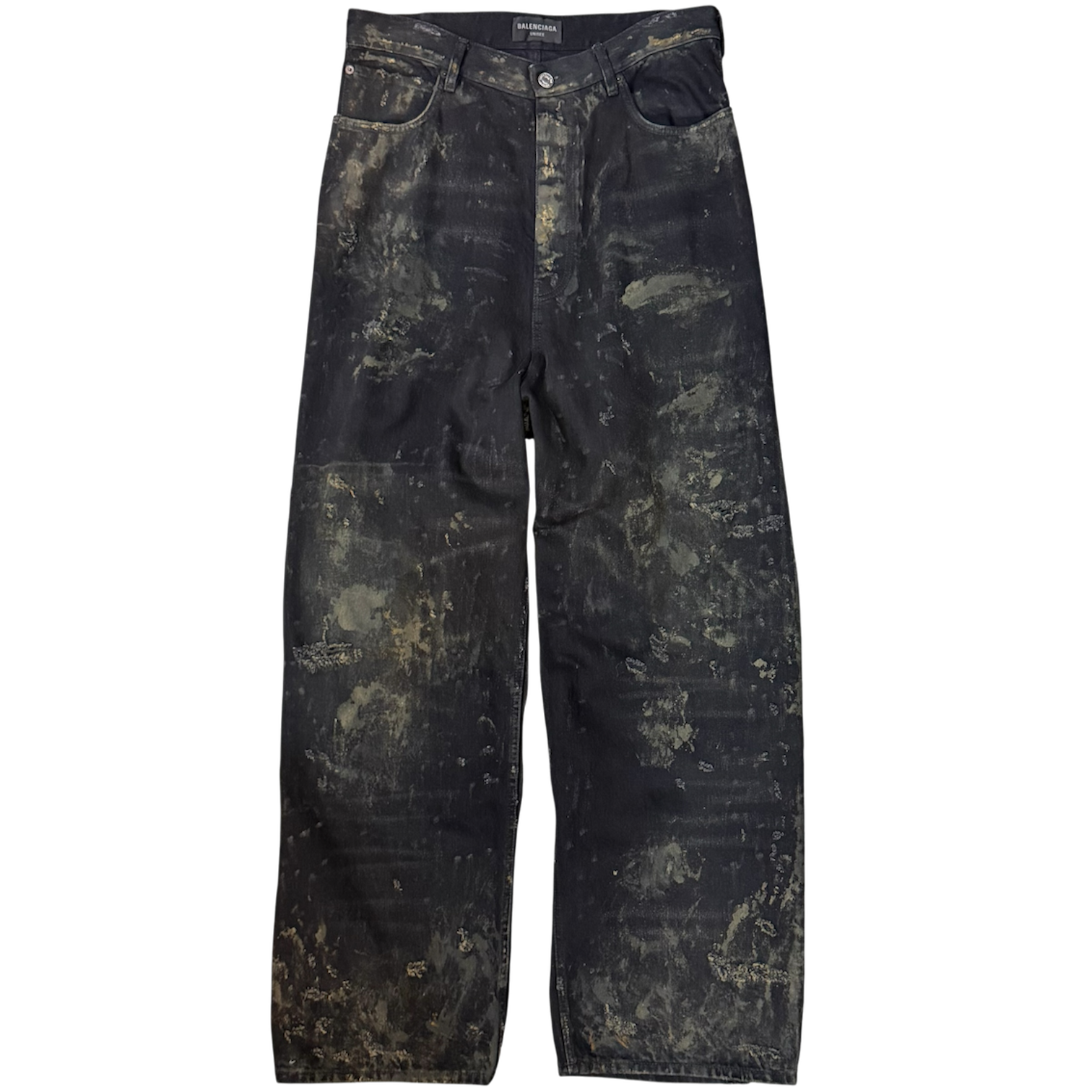 BALENCIAGA 23SS Super Destroyed Baggy Pants