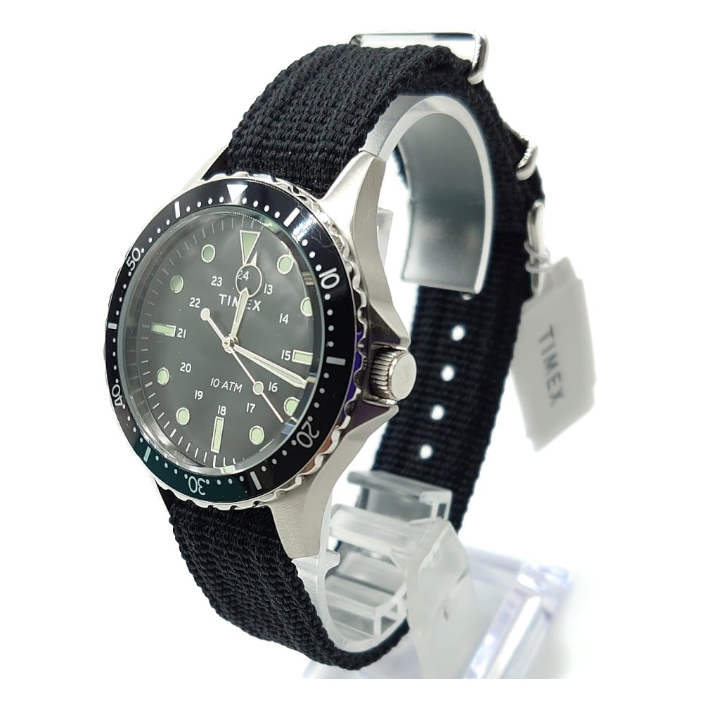 TIMEX タイメックス ネイビー XL ブラック ダイバー 腕時計 TW2T75600VK Y00179 | 大和屋質店 前橋三俣店