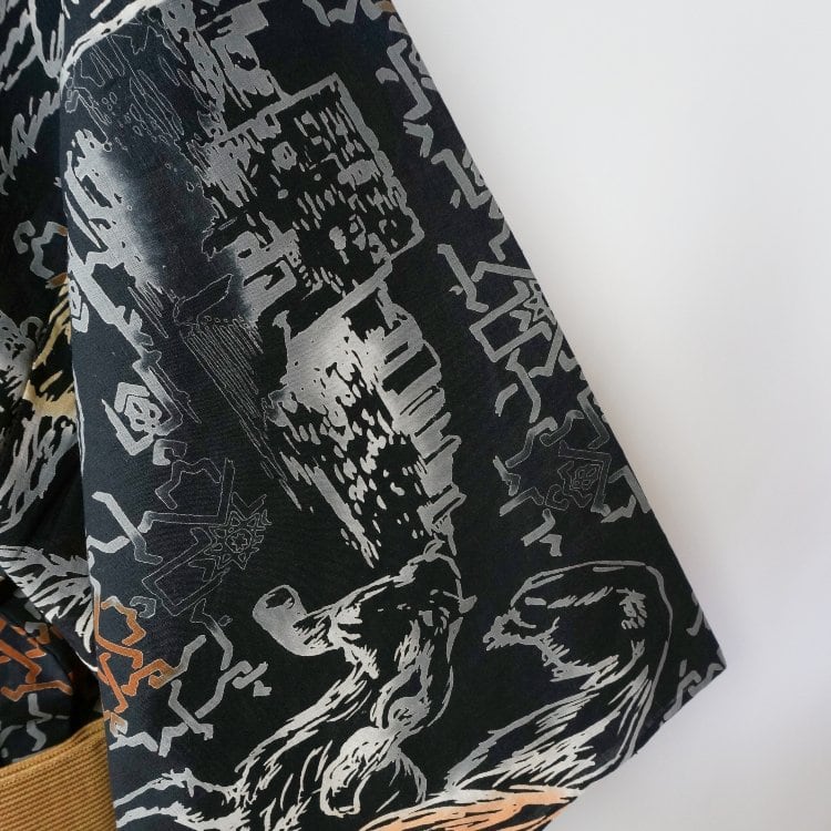 仕立て上がり】RumiRockゆかた「ダマスカスヤギ」メンズL [C140