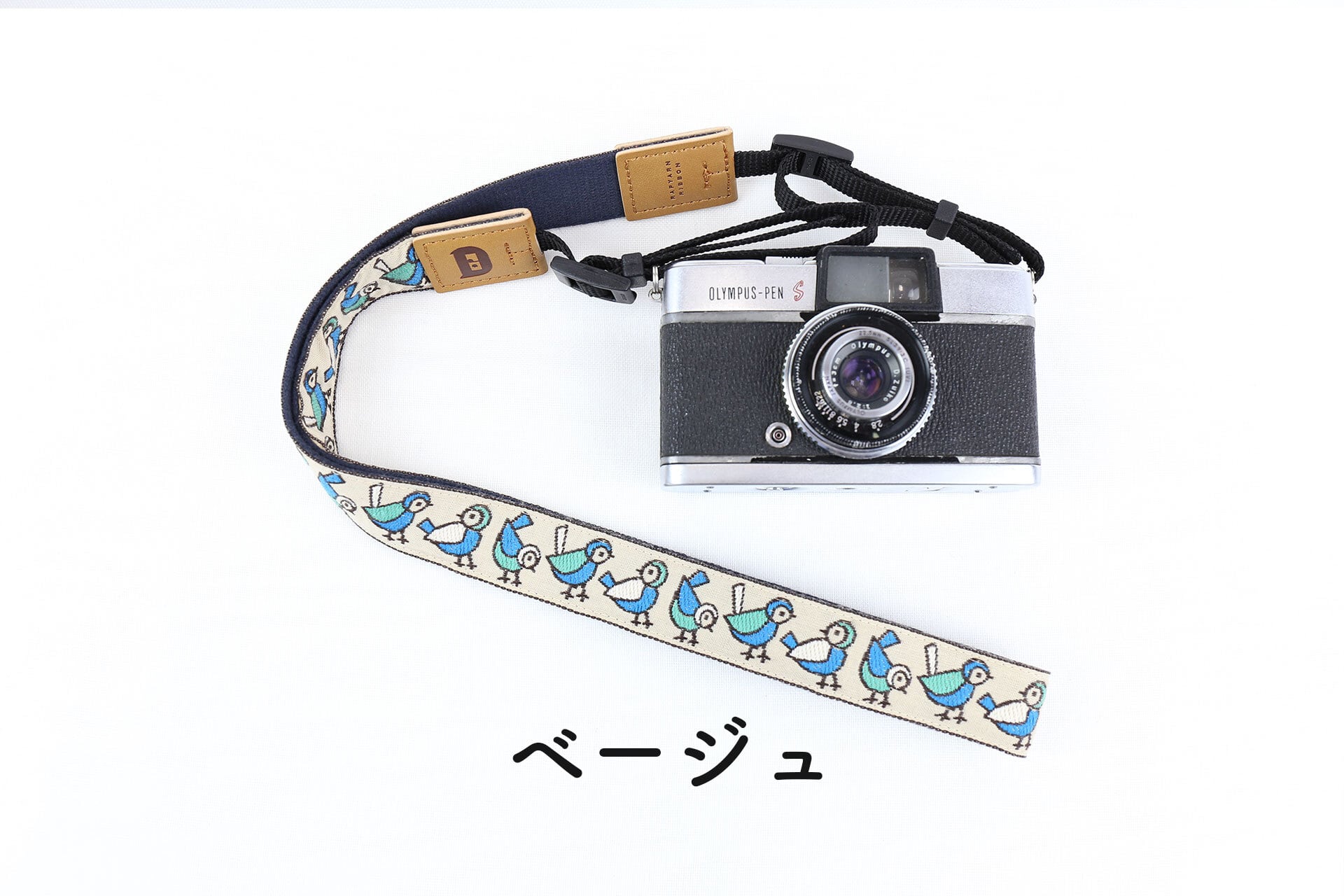 全3色 ことり柄 オリボンカメラストラップ | レピヤンリボン