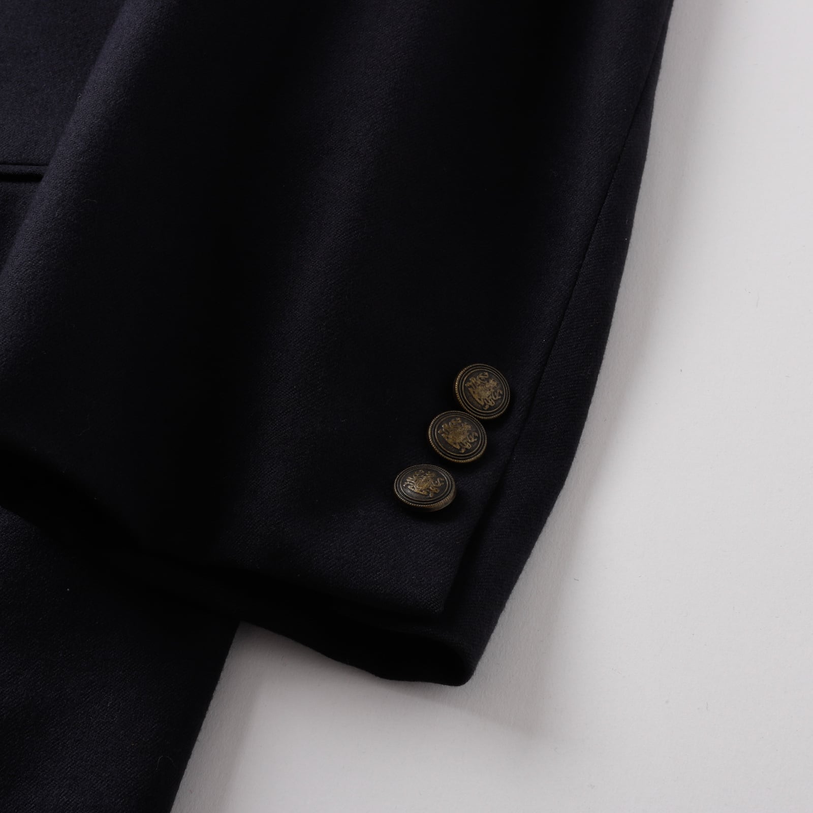 ブルックスブラザーズネイビージャケットサイズ4 ガンメタボタン 極美品】BROOKS BROTHERS MARKERS flannel wool jacket Navy blazer