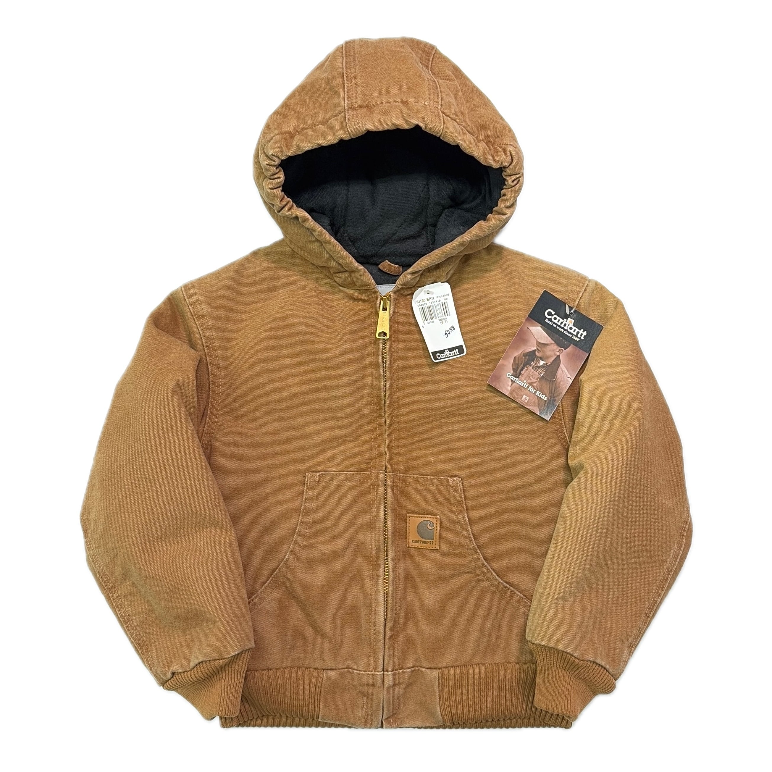 カーハート　アクティブジャケット　サイズ感◎ YYJ130 BRN デッドストック 00s CARHARTT カーハート YYJ130 BRN アクティブ
