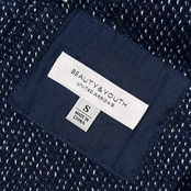BEAUTY & YOUTH UNITED ARROWS ビューティアンドユース ユナイテッドアローズ コットン ニット ジャケット カーディガン S/ブルー メンズ