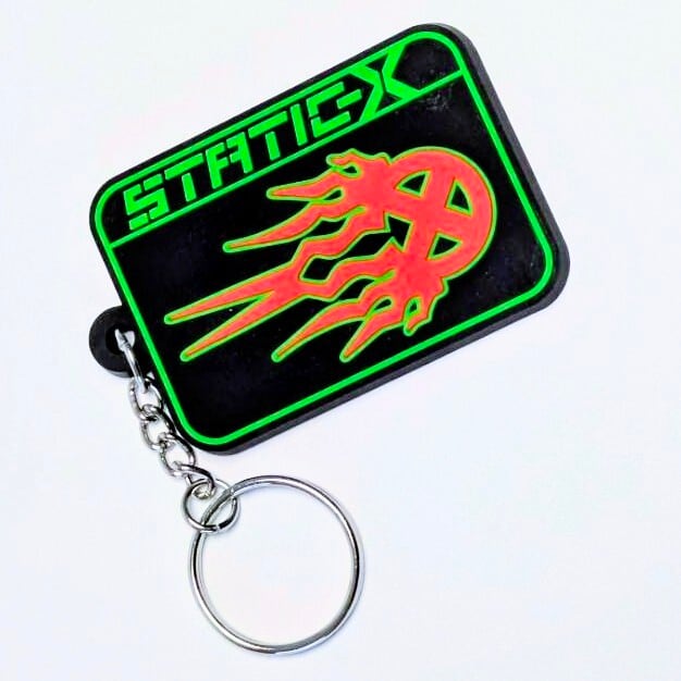 ♧ 送料無料! ★ラバーキーホルダー★ 【 Static-X ( スタティック-X ) 】〚アメリカン雑貨 アメトイ〛
