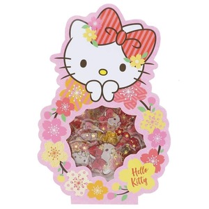 ハローキティ ミニマスコットシール 和桜
