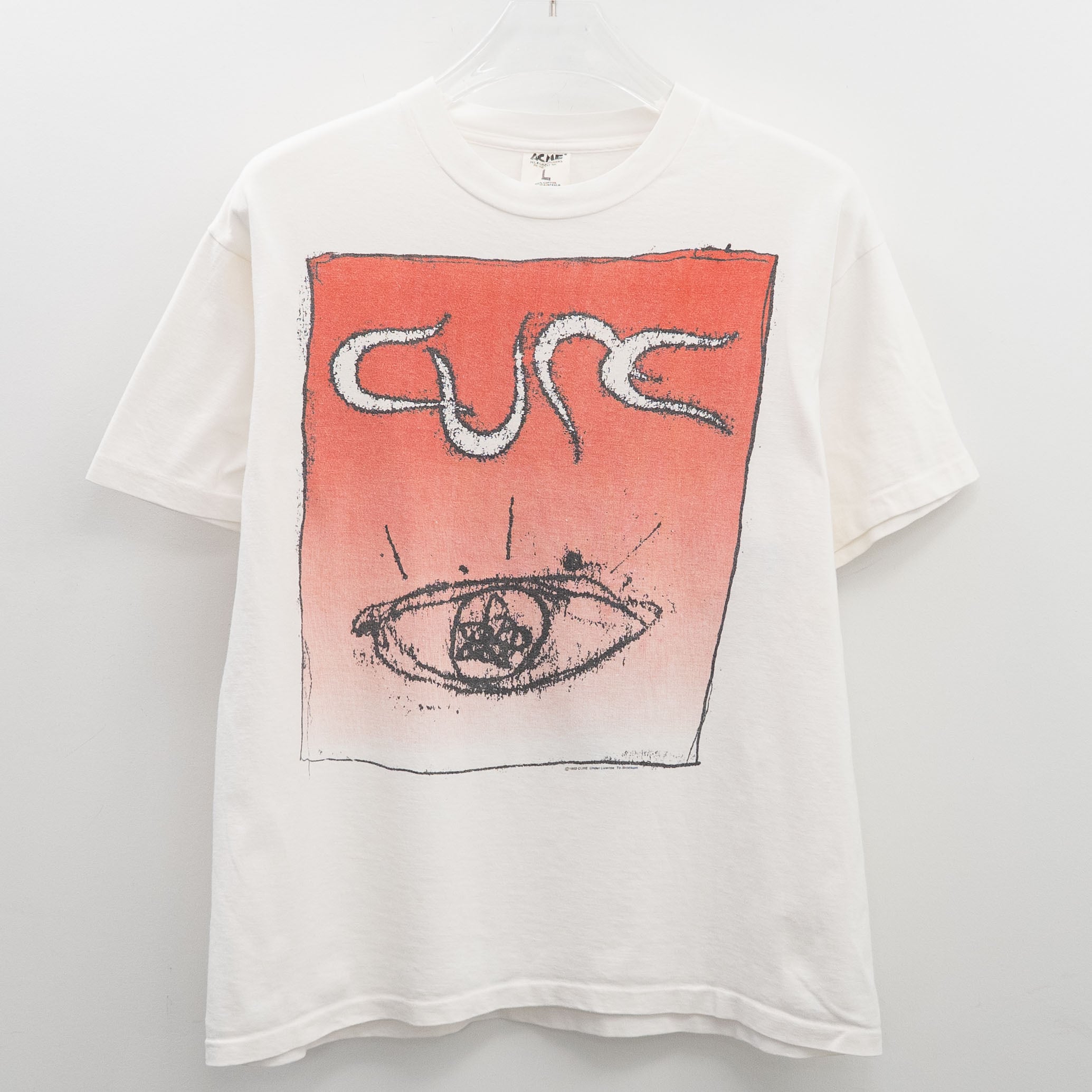 Cure " Wish Tour '92 White " Acme L【A9-362】