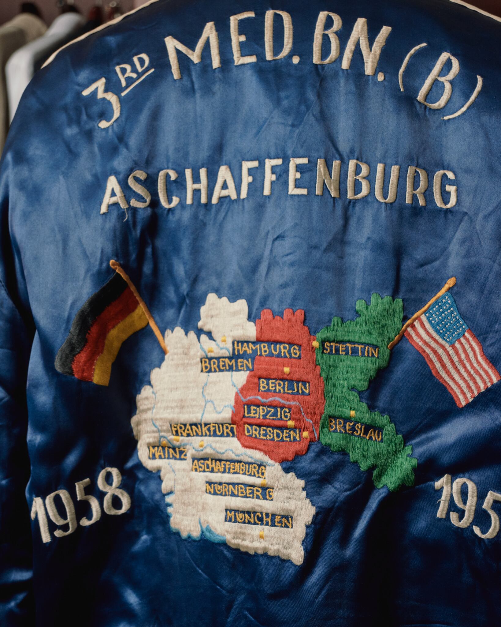 極美品】50s special souvenir jacket vintage U.S. military tank 極美品】50s special souvenir jacket vintage U.S. military tank