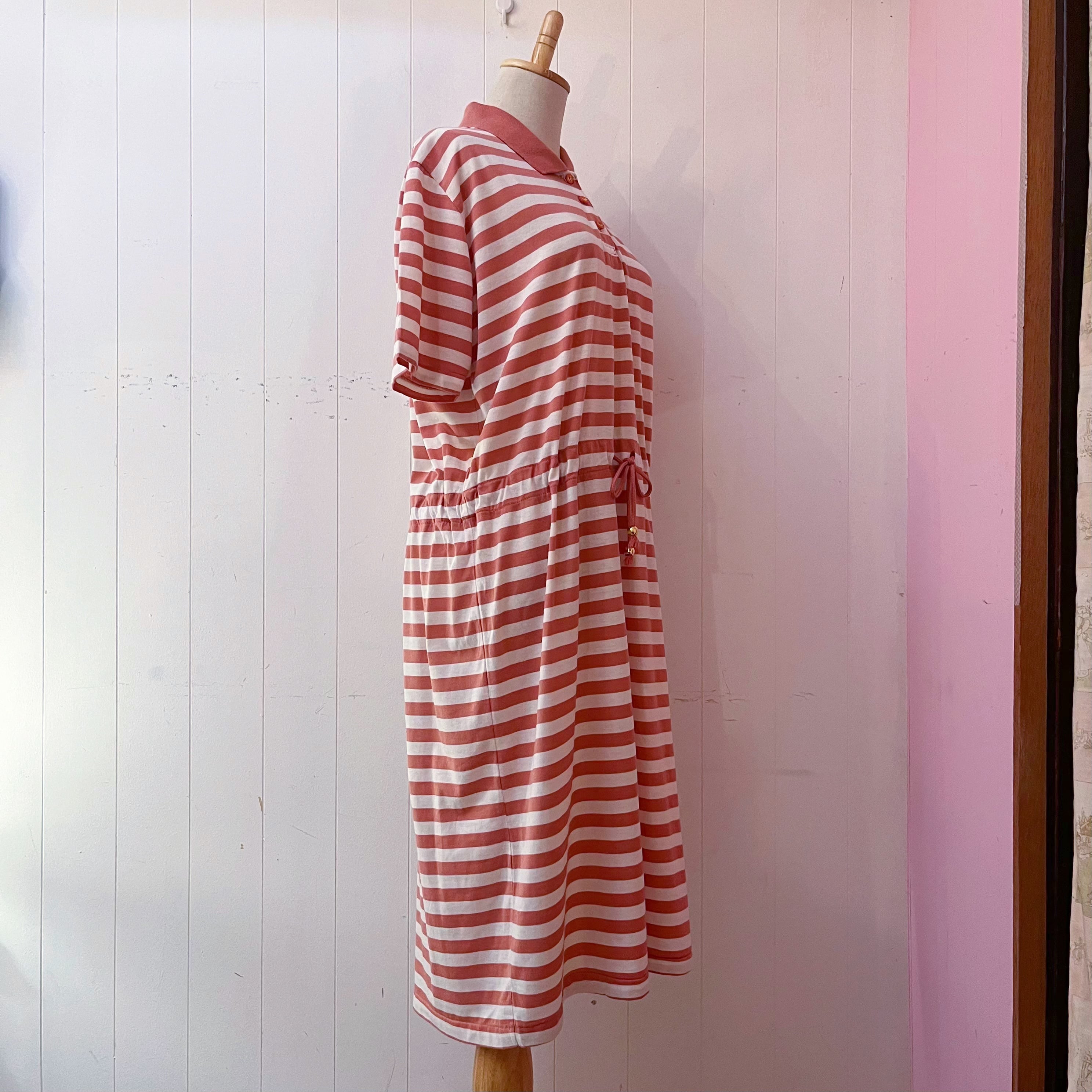 penguin stripe polo one-piece