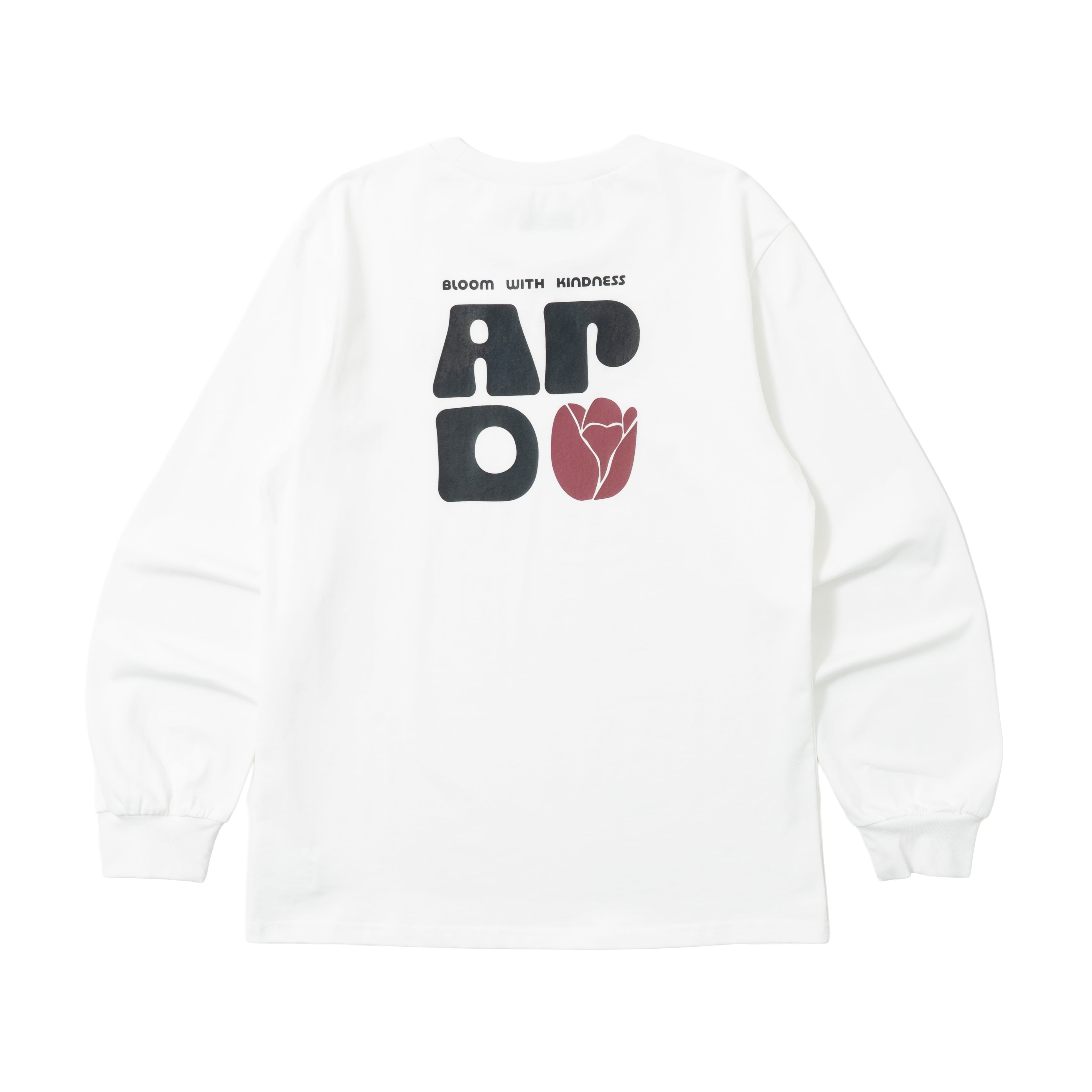 ALPSDR BS TULIP LOGO LS TEE / WHITE