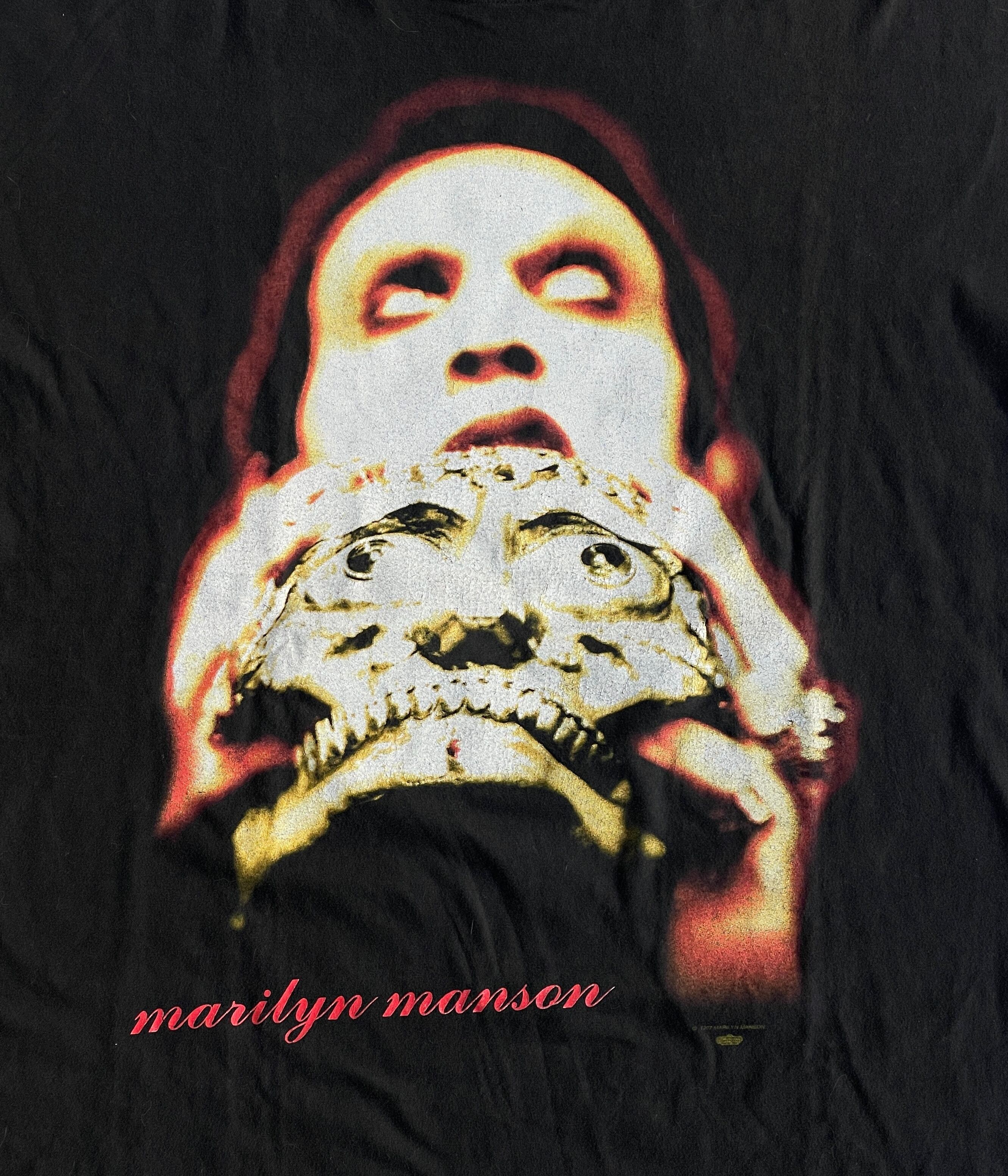 90s MarilynManson マリリンマンソン ヴィンテージTシャツ XL-
