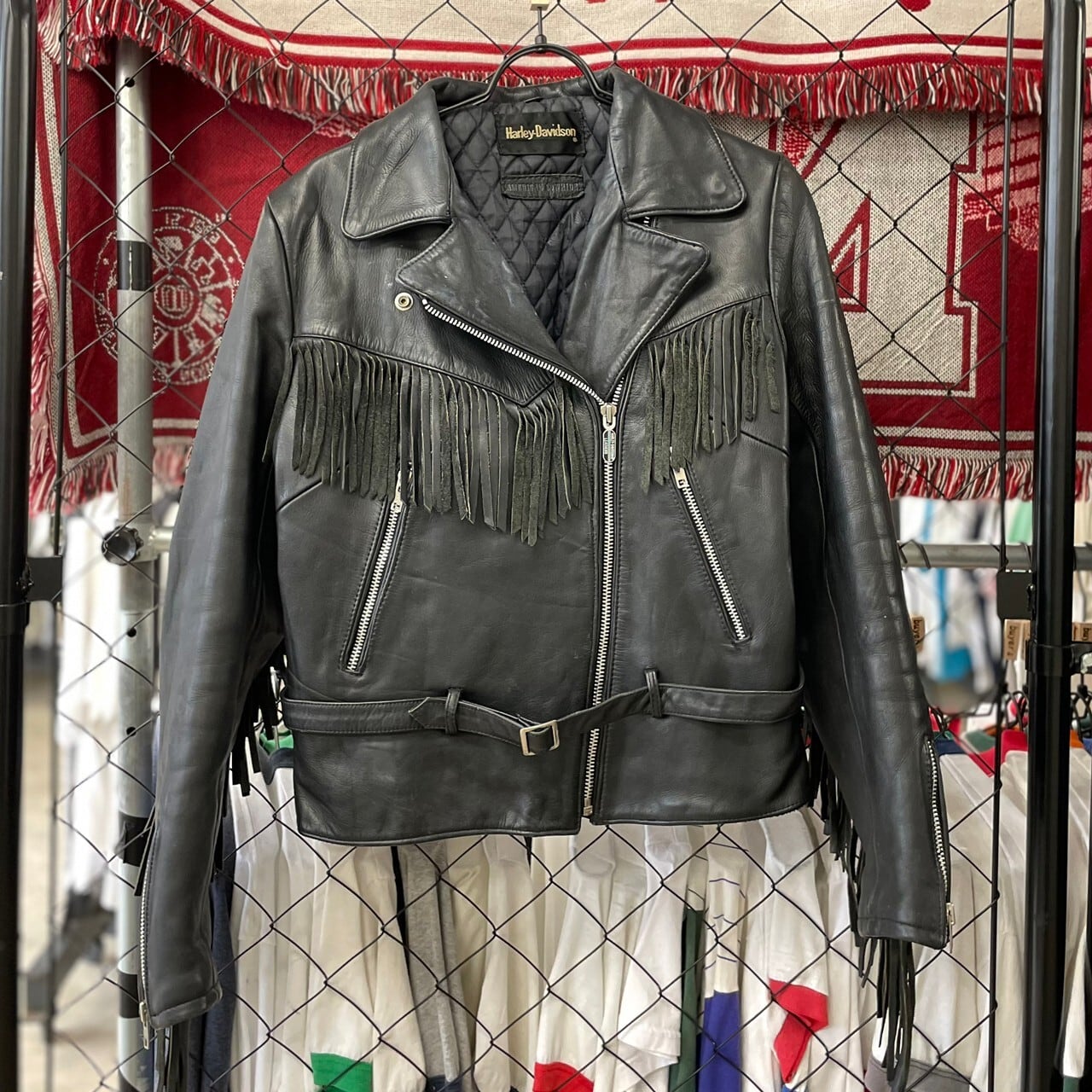 80s harley davidson ライダースジャケット　vintage