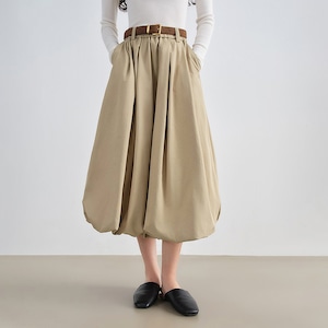 バルーンタックスカート《2色》No.5367