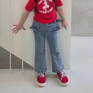 «予約»«ジュニアサイズあり»«elly molly» ララフレアパンツ