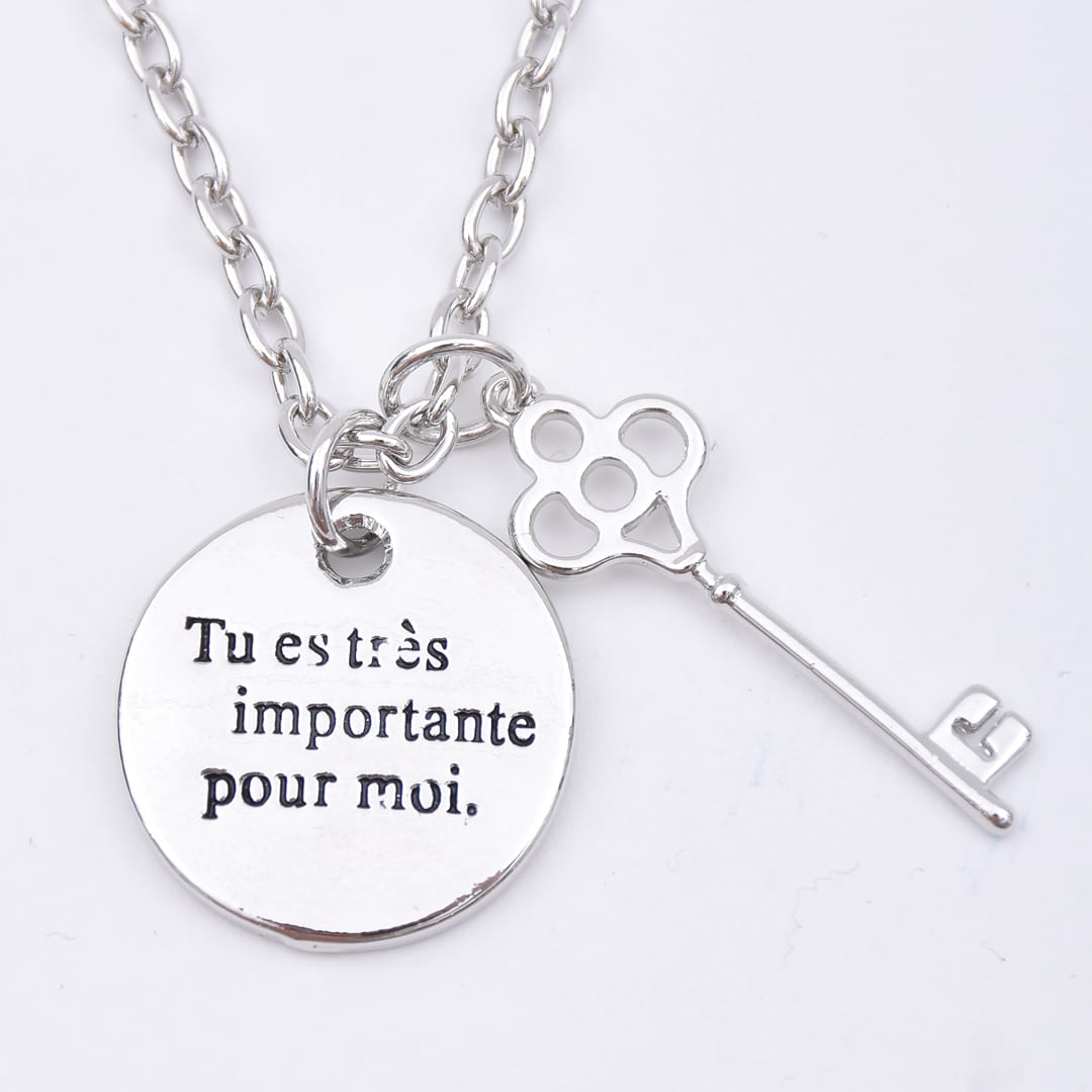 クローバーKEY+メッセージプレート ネックレス | VOLCAN&APHRODITE