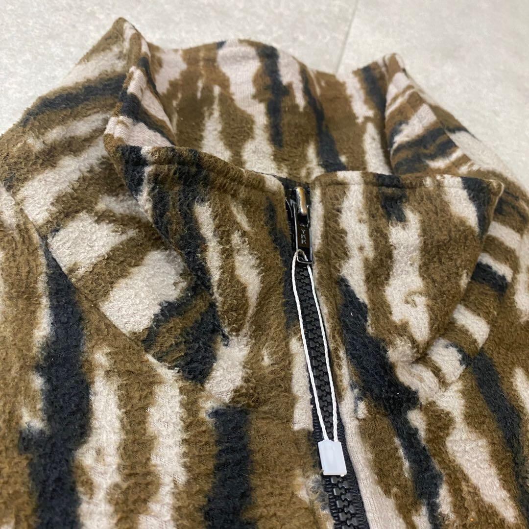 リアルツリー フリース ジャケット 迷彩 リアルカモ ジップアップ