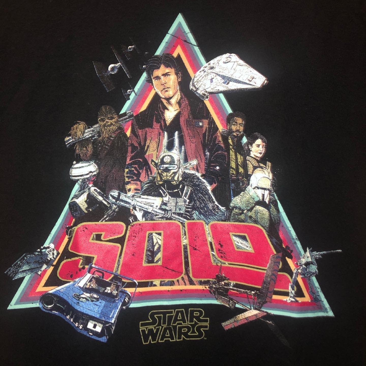 STAR WARS Han Solo T-shirts ハンソロ チューバッカ スターウォーズ Tシャツ ムービーT 映画 t-2121