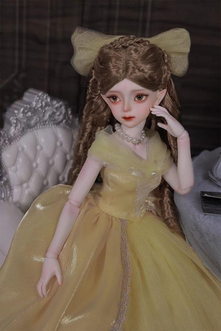 5cm！極小！ヘッドあり！ノーメイク！ mini修勾 迷你 棉糖体 BJD 1/8 1