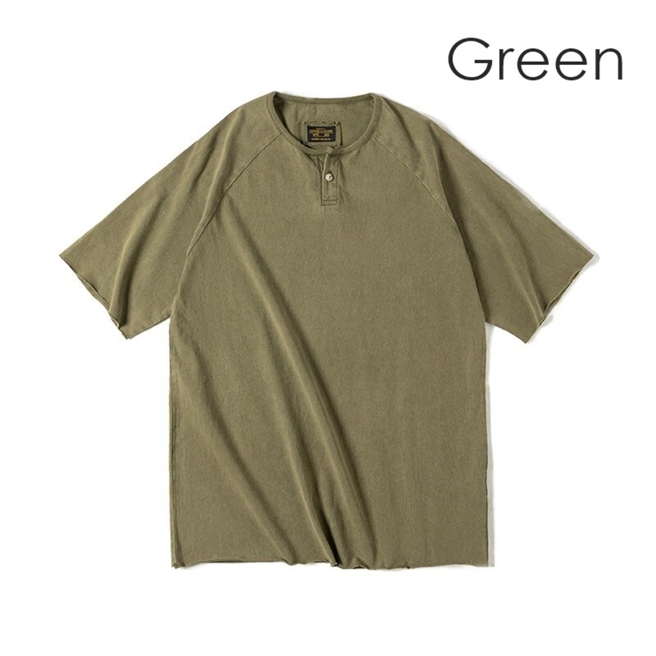 Retro Button Henley T-Shirt / レトロ ボタン ヘンリー Tシャツ