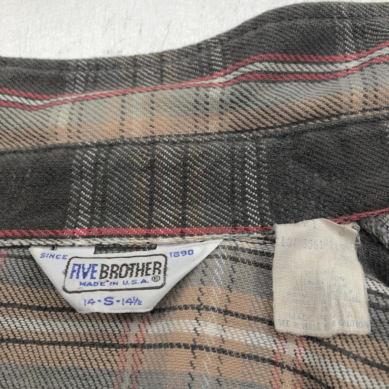 FIVE BROTHER ファイブブラザー 70- 80年代 USA製 ヘビーネル ヘビー