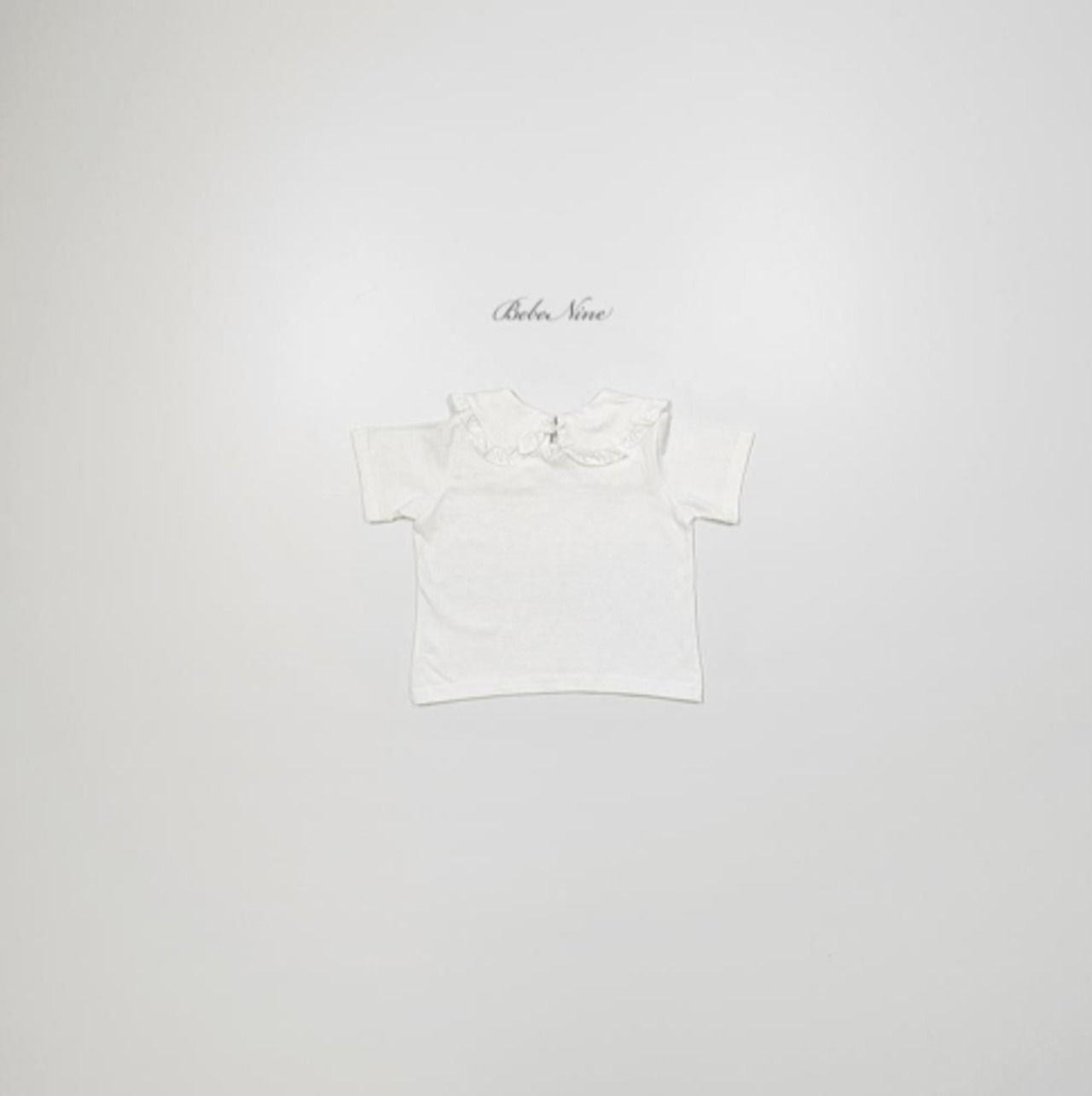 bebenine 26/SM フリル丸襟Tシャツ