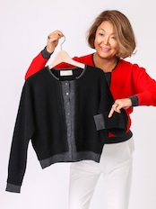 Mylanka(デザインニットカーディガン)