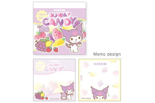 海外サンリオ ハローキティ ケース入りダイカットメモ ローラー 80