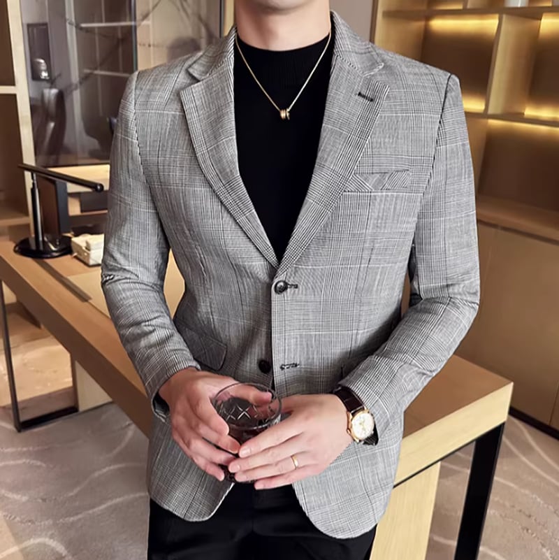 ノーブルグレンチェック テーラードジャケット 3カラー LB1736