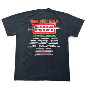 10761 ナイン・インチ・ネイルズ Tシャツ ツアーT 両面プリント L