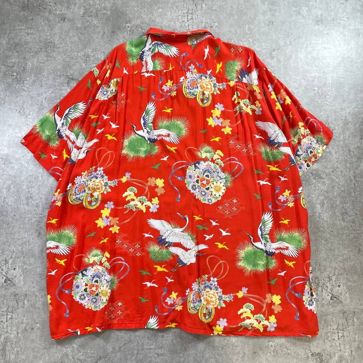 POLO RALPH LAUREN ポロラルフローレン オープンカラー 開襟 和柄