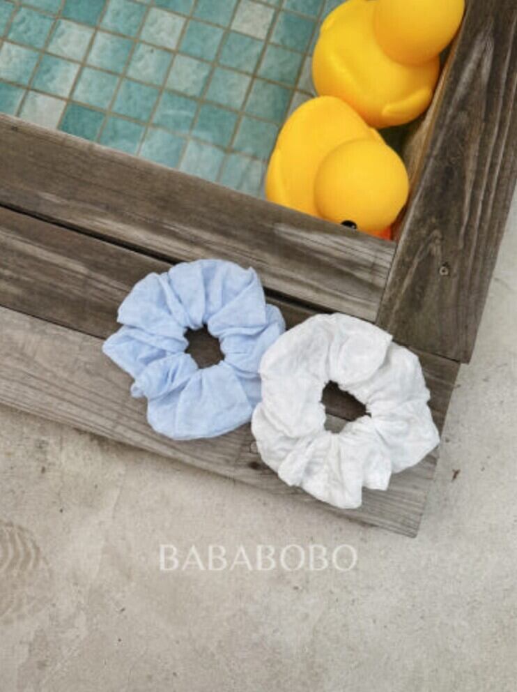 予約【bababobo】Cloudy Scrunchie (2Color)