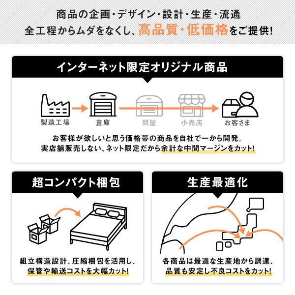 ベッド ワイドキング200(S+S) ポケットコイルマットレス付き ベッド ワイドキング200(S+S) ポケットコイルマットレス付き