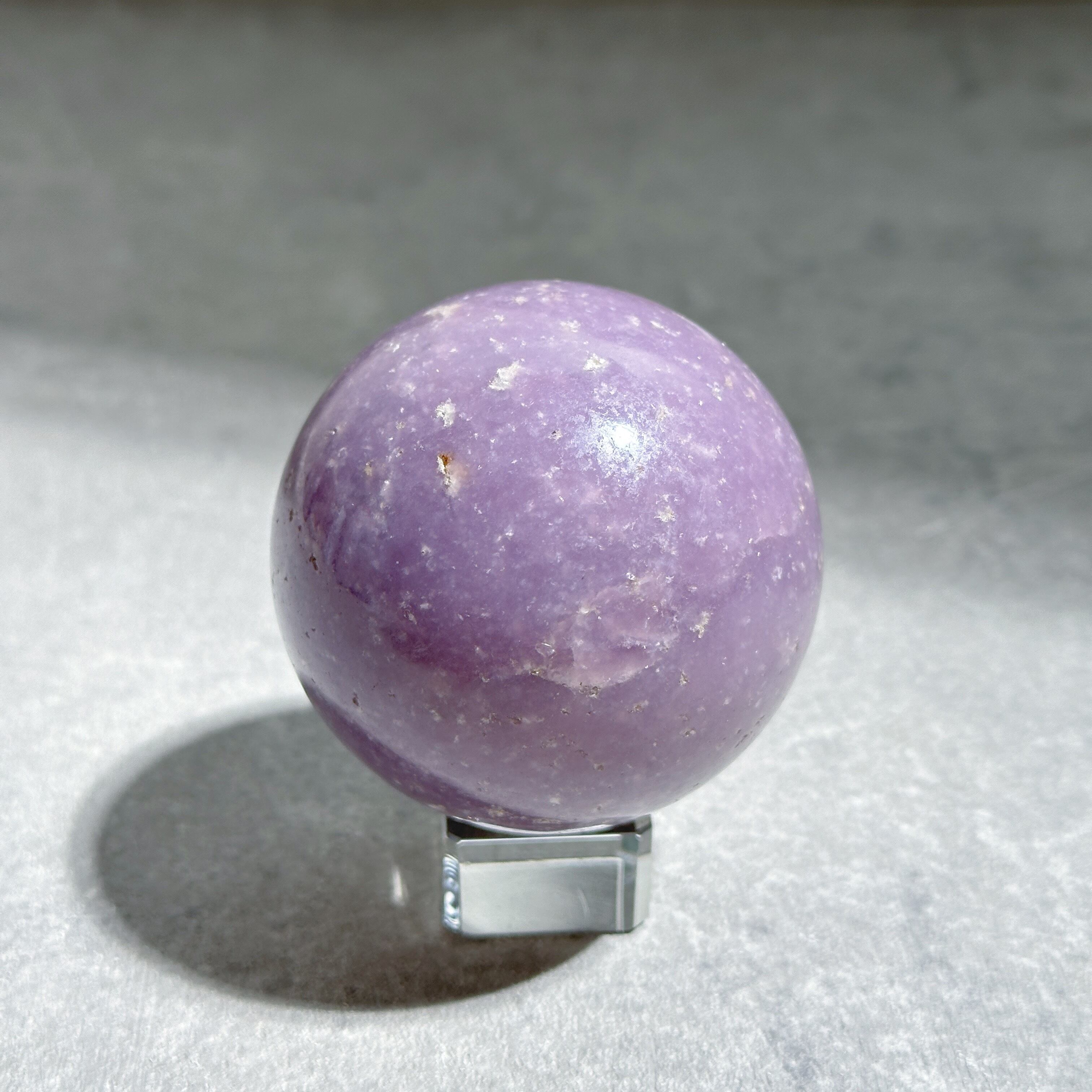 レピドライト スフィア12◇Lepidolite◇天然石・鉱物・パワーストーン