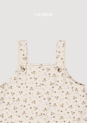 韓国子供服 / 26Autumn / 〖取寄〗valubebe / レース サロペット ショートパンツ / ベビー服 / キッズ服 *6M~S*