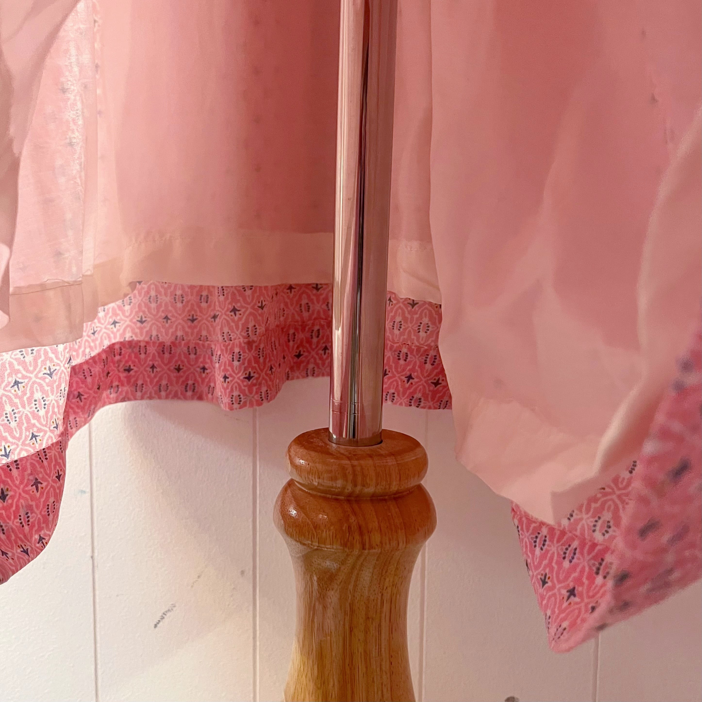 pink provencal floral one-piece