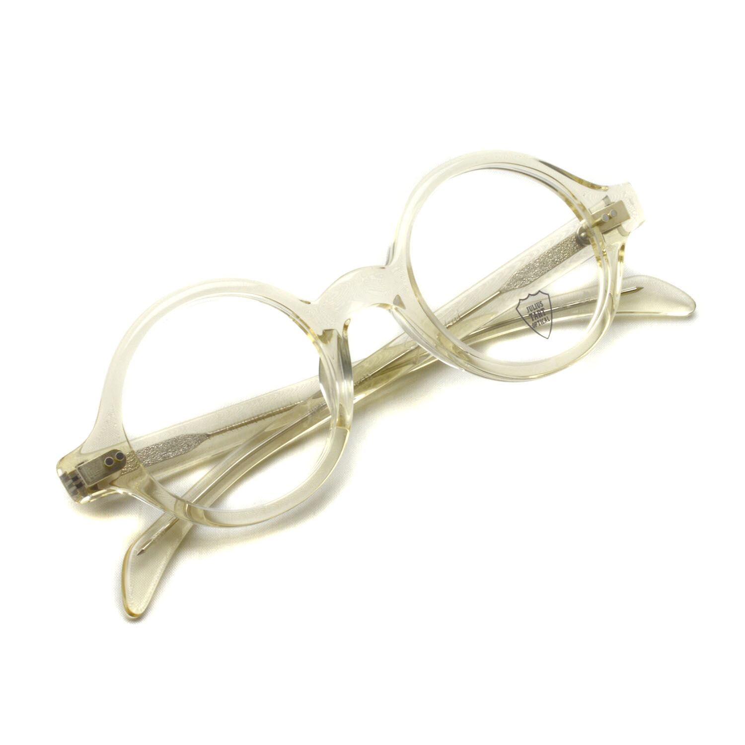 JULIUS TART OPTICAL / ROUND EYE / Champagne シャンパンクリア